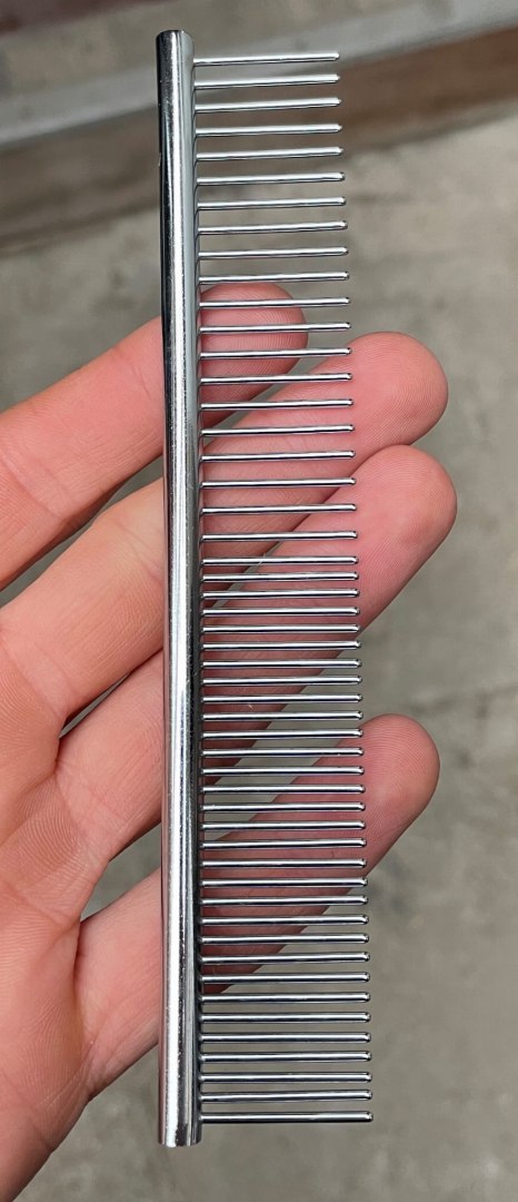 Grzebień do Czesania Rozczesywania Sznurka Makrama Liści Chwostów Metalowy Grzebień do Czesania Rozczesywania Sznurka Makrama Liści Chwostów Metalowy