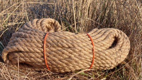 Lina Jutowa Skręcana Sznur na Drapak dla Kota Żeglarska Budowlana 10mm 25m Lina Jutowa Skręcana Sznur na Drapak dla Kota Żeglarska Budowlana 10mm 25m