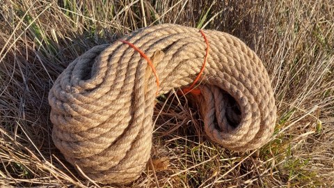 Lina Jutowa Skręcana Sznur na Drapak dla Kota Żeglarska Budowlana 10mm 25m Lina Jutowa Skręcana Sznur na Drapak dla Kota Żeglarska Budowlana 10mm 25m