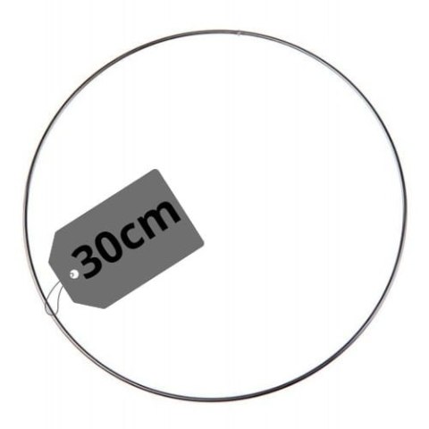 Obręcz Metalowa Srebrna do Łapacza Snów Makramy Okrągła Koło Baza DIY 30cm Obręcz Metalowa Srebrna do Łapacza Snów Makramy Okrągła Koło Baza DIY 30cm