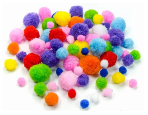 Pompony Kolorowe Pomponiki do Prac Plastycznych Mix Kolorów Rozmiarów 78szt Pompony Kolorowe Pomponiki do Prac Plastycznych Mix Kolorów Rozmiarów 78szt