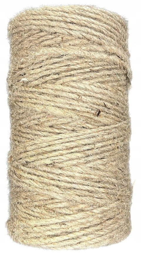 Sznurek Jutowy 100% Juta Naturalny Ekologiczny na Drapak dla Kota 5mm 200m Sznurek Jutowy 100% Juta Naturalny Ekologiczny na Drapak dla Kota 5mm 200m