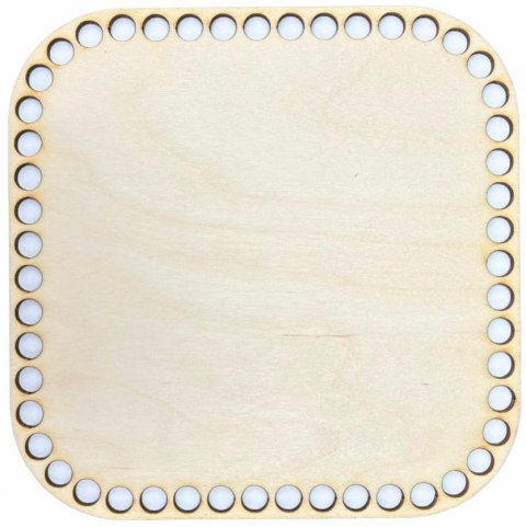 Baza Dno Koszyka Drewniana Spód Kwadrat o Zaokrąglonych Rogach EKO 20X20cm Baza Dno Koszyka Drewniana Spód Kwadrat o Zaokrąglonych Rogach EKO 20X20cm