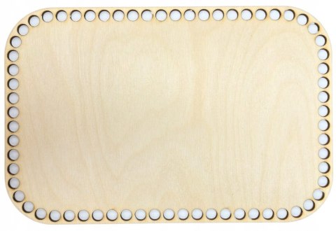 Baza Dno Koszyka Spód Prostokąt Zookrąglone Rogi Sklejka Drewniana 30X20 cm Baza Dno Koszyka Spód Prostokąt Zookrąglone Rogi Sklejka Drewniana 30X20 cm