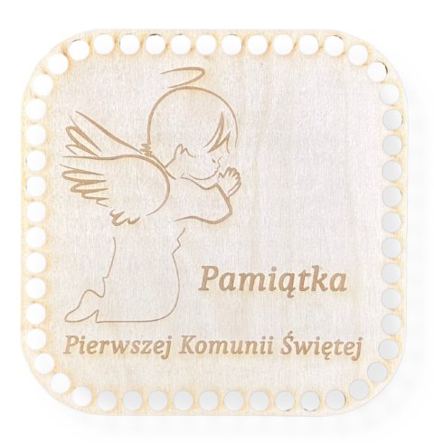 Baza Dno Spód Drewniana Kwadrat Zaokrąglone Rogi Pierwsza Komunia Święta Baza Dno Spód Drewniana Kwadrat Zaokrąglone Rogi Pierwsza Komunia Święta