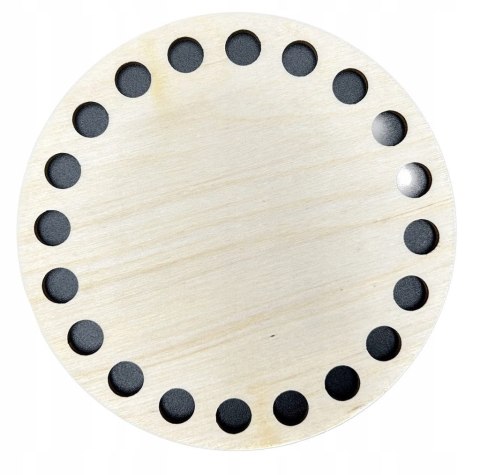 Baza do Koszyka Dno Spód Koło Okrąg Sklejka Drewniana Dekor EKO DIY 10cm Baza do Koszyka Dno Spód Koło Okrąg Sklejka Drewniana Dekor EKO DIY 10cm
