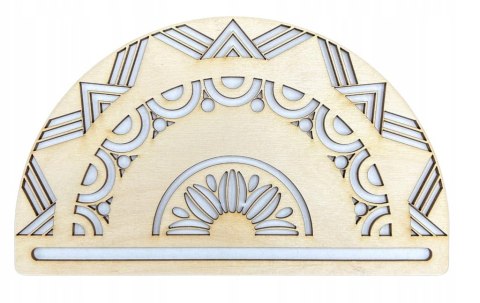 Drewniana Półmandala Baza do Makramy Mandala Ekologiczna Natralna EKO 20cm Drewniana Półmandala Baza do Makramy Mandala Ekologiczna Natralna EKO 20cm
