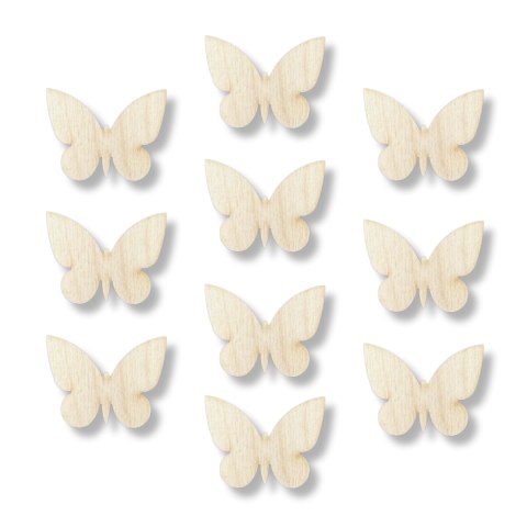 Drewniane Motylki Motyle Scrapki Ozdobne Dekoracyjne Naturalne 4 cm 10 szt. Drewniane Motylki Motyle Scrapki Ozdobne Dekoracyjne Naturalne 4 cm 10 szt.