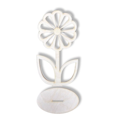 Kwiatek Drewniany Prezent na Dzień Kobiet dla Dziewczynek Nauczycielki 17cm Kwiatek Drewniany Prezent na Dzień Kobiet dla Dziewczynek Nauczycielki 17cm