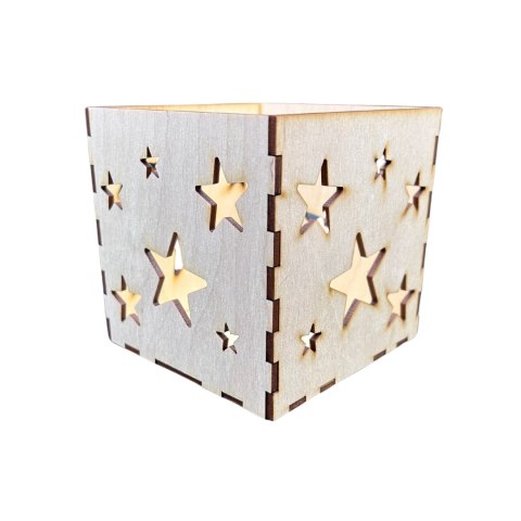 Lampion Latarenka Świecznik Drewniany do Salonu Korytarza na Schody 11 cm Lampion Latarenka Świecznik Drewniany do Salonu Korytarza na Schody 11 cm