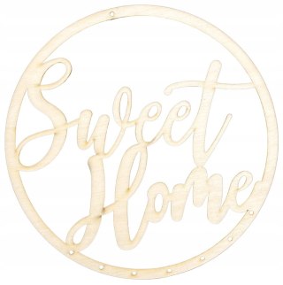 Obręcz Sweet Home Drewniana Ekologiczna Baza do Łapacza Snów Makramy
