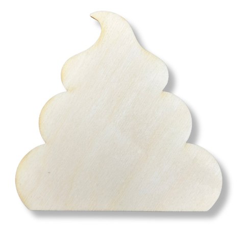 Podkładka Drewniana Podstawka Emotka Emotikon Kupa Kupka Dekor Decoupage Podkładka Drewniana Podstawka Emotka Emotikon Kupa Kupka Dekor Decoupage