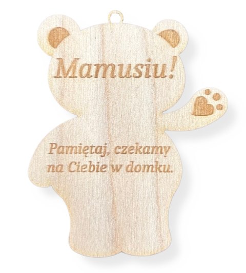 Prezent na Dzień Mamy Zawieszka Drewniana z Grawerem do Auta Samochodu Eko Prezent na Dzień Mamy Zawieszka Drewniana z Grawerem do Auta Samochodu Eko