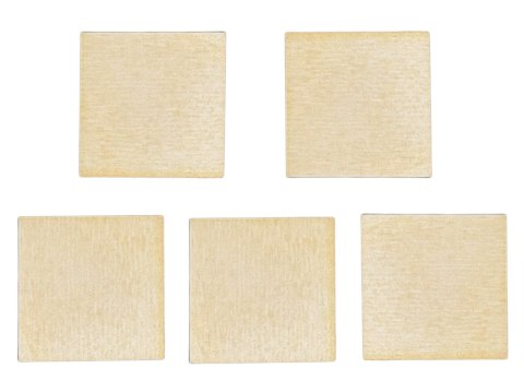 Scrapki Kwadraty Sklejka Drewniana Naturalna Dekor ECO 10 x 10cm 5 sztuk Scrapki Kwadraty Sklejka Drewniana Naturalna Dekor ECO 10 x 10cm 5 sztuk