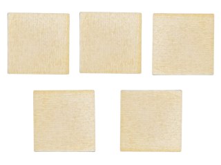 Scrapki Kwadraty Sklejka Drewniana Naturalne Dekor ECO 5 x 5cm 5 sztuk