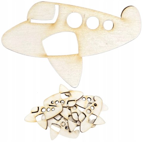 Scrapki Samoloty Sklejka Drewniana Naturalna Ozdoba Dekor ECO 10 sztuk Scrapki Samoloty Sklejka Drewniana Naturalna Ozdoba Dekor ECO 10 sztuk