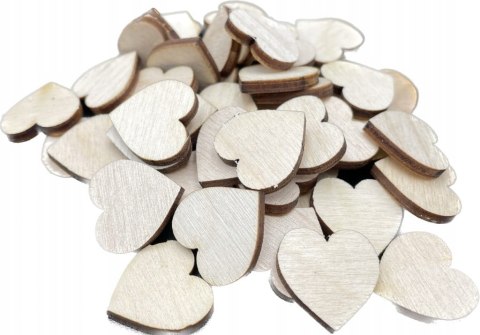 Serca Drewniane Naturalne Ekologiczne Sklejka Drewniana Dekor 2cm 100 szt. Serca Drewniane Naturalne Ekologiczne Sklejka Drewniana Dekor 2cm 100 szt.