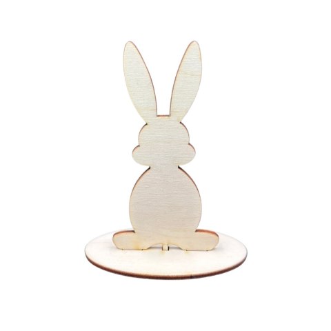 Zając Wielkanocny Zajączek Świąteczny Drewniany Dekor Ozdoba Królik 15cm Zając Wielkanocny Zajączek Świąteczny Drewniany Dekor Ozdoba Królik 15cm