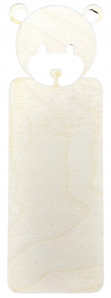 Zakładka do Książki Drewniana Ekologiczna Naturalna Miś Misiu Sklejka Zakładka do Książki Drewniana Ekologiczna Naturalna Miś Misiu Sklejka