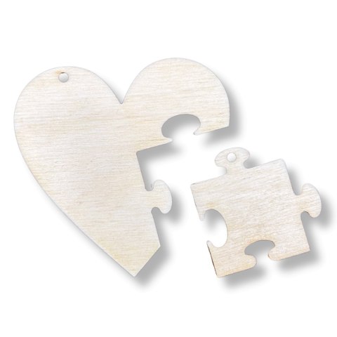 Brelok do Kluczy Breloczek Drewniany Serce Puzzel Pomysł na Walentynki Eko Brelok do Kluczy Breloczek Drewniany Serce Puzzel Pomysł na Walentynki Eko