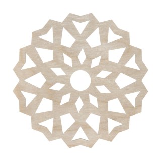 Drewniana Zawieszka na Choinkę Ozdoba Świąteczna PL Producent 10 X 10 cm
