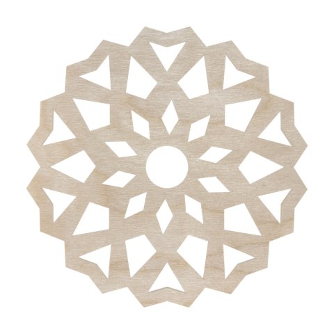 Drewniana Zawieszka na Choinkę Ozdoba Świąteczna PL Producent 10 X 10 cm Drewniana Zawieszka na Choinkę Ozdoba Świąteczna PL Producent 10 X 10 cm