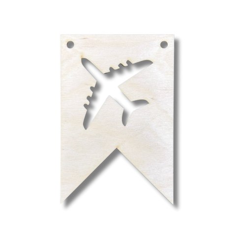 Girlanda Samolot Drewniana Chorągiewka Zawieszka Proporczyk Baner Dekor Eko Girlanda Samolot Drewniana Chorągiewka Zawieszka Proporczyk Baner Dekor Eko