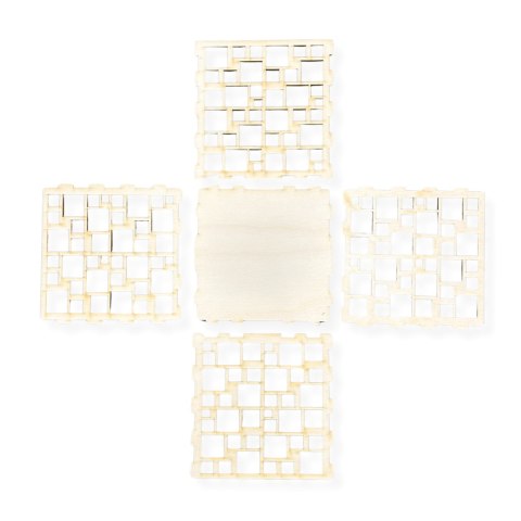 Lampion Drewniany Świecznik Element Dekoracyjny Ozdobny Dekor ECO 11cm