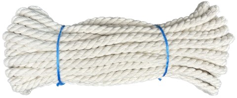 Lina Bawełniana Kręcona Żeglarska Sznur 8mm 10m Lina Bawełniana Kręcona Żeglarska Sznur 8mm 10m