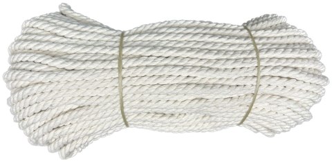 Lina Bawełniana Kręcona Żeglarska Sznurek 8mm 50m Lina Bawełniana Kręcona Żeglarska Sznurek 8mm 50m