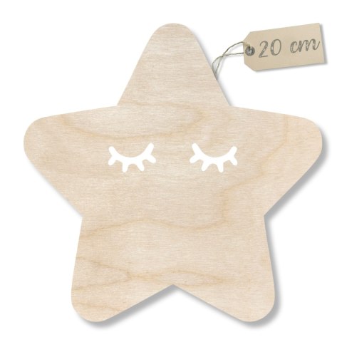 Ozdoba na Ścianę Dekoracja Ścienna Drewniana Gwiazdka Dekor Zawieszka 20cm Ozdoba na Ścianę Dekoracja Ścienna Drewniana Gwiazdka Dekor Zawieszka 20cm
