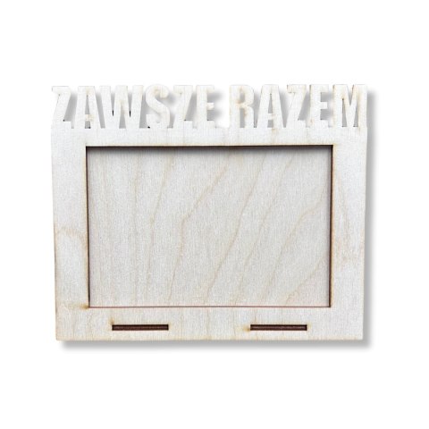 Ramka na Zdjęcie Drewniana Dekor Eko Zawsze Razem Decoupage 10 X 15 cm Ramka na Zdjęcie Drewniana Dekor Eko Zawsze Razem Decoupage 10 X 15 cm