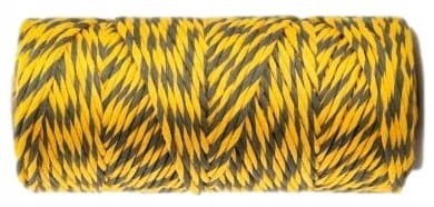 Sznurek do Makramy Bawełniany Skręcany Ekologiczny Twist Pszczoła 20m 2mm Sznurek do Makramy Bawełniany Skręcany Ekologiczny Twist Pszczoła 20m 2mm