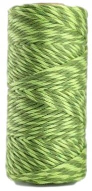 Sznurek do Makramy Bawełniany Skręcany Ekologiczny Twist Trawa 20m 3mm Sznurek do Makramy Bawełniany Skręcany Ekologiczny Twist Trawa 20m 3mm