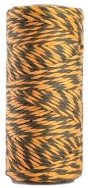 Sznurek do Makramy Bawełniany Skręcany Ekologiczny Twist Tygrysi 20m 3mm Sznurek do Makramy Bawełniany Skręcany Ekologiczny Twist Tygrysi 20m 3mm