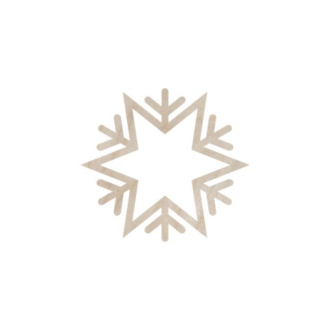 Zawieszka Drewniana na Choinkę Śnieżynka Płatek Dekoracja Ozdoba Świąteczna Zawieszka Drewniana na Choinkę Śnieżynka Płatek Dekoracja Ozdoba Świąteczna