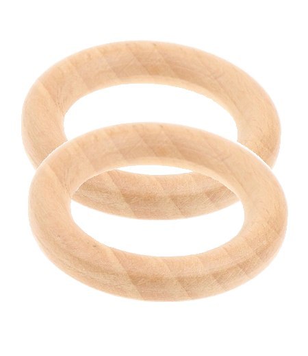 KÓŁKA DREWNIANE NATURALNE DO MAKRAMY 55mm 2szt KÓŁKA DREWNIANE NATURALNE DO MAKRAMY 55mm 2szt
