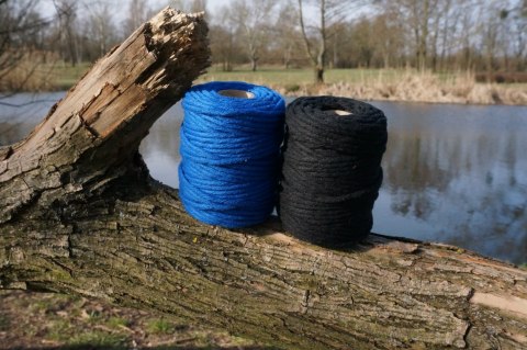 Sznurek Bawełniany do Makramy Skręcany Czarny Chabrowy Koraliki Drewniane 25mm Sznurek Bawełniany do Makramy Skręcany Czarny Chabrowy Koraliki Drewniane 25mm