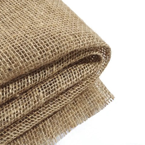 Tkanina Jutowa 100% Juta Naturalna Ekologiczna Wytrzymała 160cm x 100cm Tkanina Jutowa 100% Juta Naturalna Ekologiczna Wytrzymała 160cm x 100cm