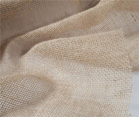 Tkanina Jutowa 100% Juta Naturalna Ekologiczna Wytrzymała 160cm x 100cm Tkanina Jutowa 100% Juta Naturalna Ekologiczna Wytrzymała 160cm x 100cm
