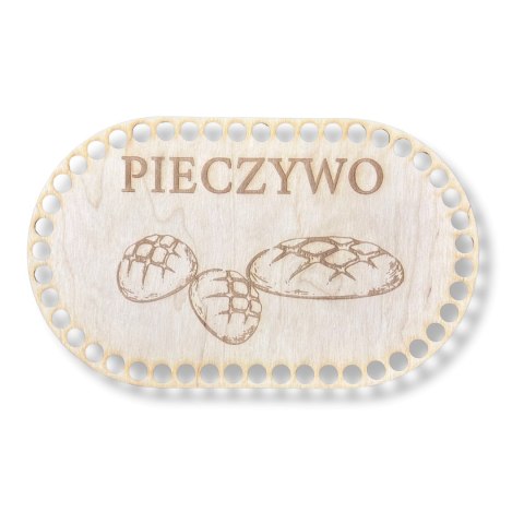 Baza Dno Spód Koszyczka do Koszyka Drewniana na Pieczywo Dekor Szydełko Eko Baza Dno Spód Koszyczka do Koszyka Drewniana na Pieczywo Dekor Szydełko Eko