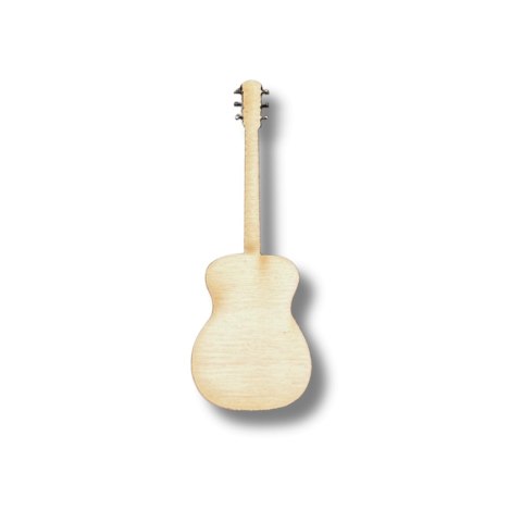 Gitara Instrument Muzyczny Dekor Drewniana Eko Decoupage Rękodzieło Ozdoba Gitara Instrument Muzyczny Dekor Drewniana Eko Decoupage Rękodzieło Ozdoba