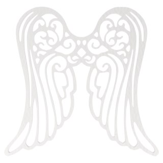 Skrzydła Anielskie BIAŁE Duże Skrzydełka do Aniołka Dekor Eko Rękodzieło