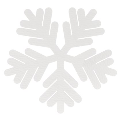 Drewniana ŚNIEŻYNKA BIAŁA Klasyczna Śnieg Podkładka Podstawka pod Kubek Eko