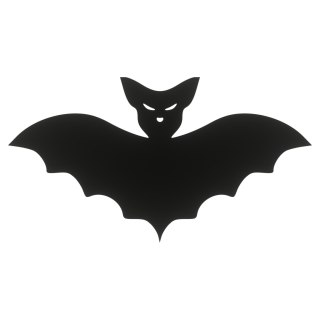 NIETOPERZ HALLOWEEN CZARNY Drewniane Decoupage Rękodzieło Dekor Eko Dodatek