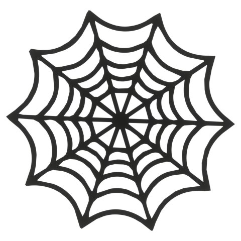 PAJĘCZYNA DUŻA HALLOWEEN CZARNA Dekor Podkładka Podstawka Drewniana Ozdoba PAJĘCZYNA DUŻA HALLOWEEN CZARNA Dekor Podkładka Podstawka Drewniana Ozdoba