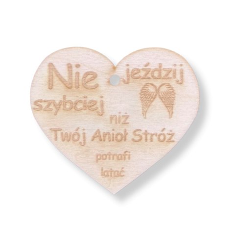 Prezent na Dzień Ojca Urodziny Zawieszka do Auta NIE JEDŹ SZYBCIEJ Dekor Prezent na Dzień Ojca Urodziny Zawieszka do Auta NIE JEDŹ SZYBCIEJ Dekor