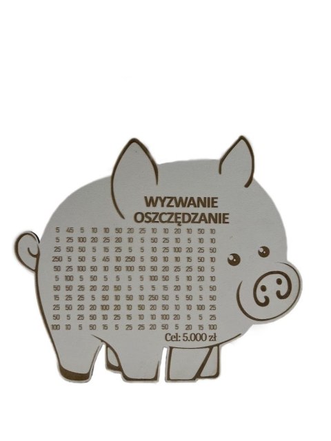 Skarbonka Świnka Biała Polski Producent Dekoracja WYZWANIE OSZCZĘDZANIE Skarbonka Świnka Biała Polski Producent Dekoracja WYZWANIE OSZCZĘDZANIE