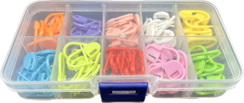 Agrafki Krawieckie Uniwersalne Plastikowe MIX Kolorów 23mm 100 sztuk Agrafki Krawieckie Uniwersalne Plastikowe MIX Kolorów 23mm 100 sztuk
