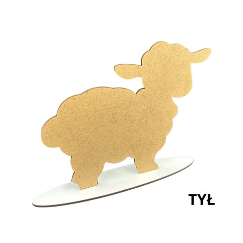 Baranek Wielkanocny Baran Drewniany Owca Biała Dekoracja Dekor Eko DIY 10cm Baranek Wielkanocny Baran Drewniany Owca Biała Dekoracja Dekor Eko DIY 10cm
